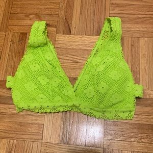 NWT Aerie Bralette. Like green.